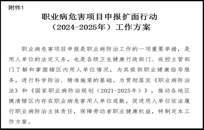 各企业注意！职业病危害项目申报扩面行动全面启动，未落实将面临处罚